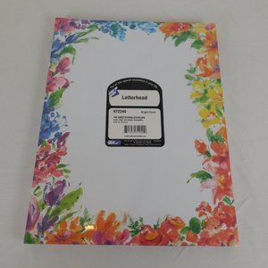 Bright Floral Letterhead 8.5 x 11 Great Papers 100 Sheets New in Package Printer